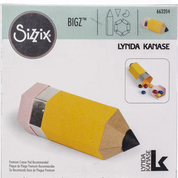 Sizzix Bigz Die By Lynda Kanase 2.125"X4.875"X1.875" - Pencil Box
