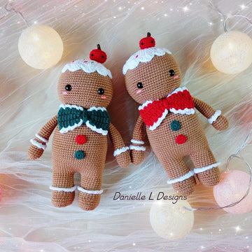 Gingerbread man amigurumi