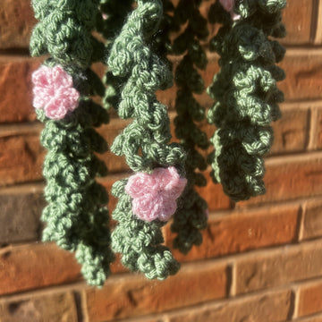 Hanging Plant with Flowers DIGITAL PATTERN