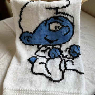 Baby Smurf Baby Blanket