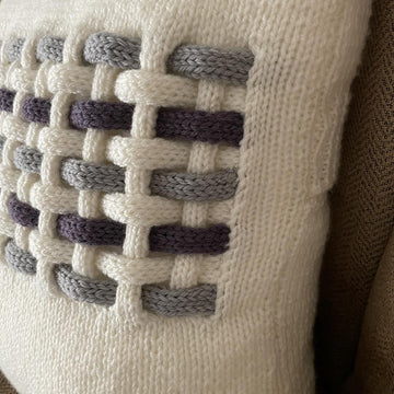 Warp and Weft Woven Pillow