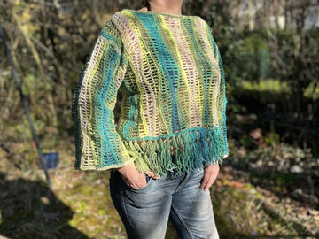 Häkelanleitung Sommersweater "Boho-Breeze"
