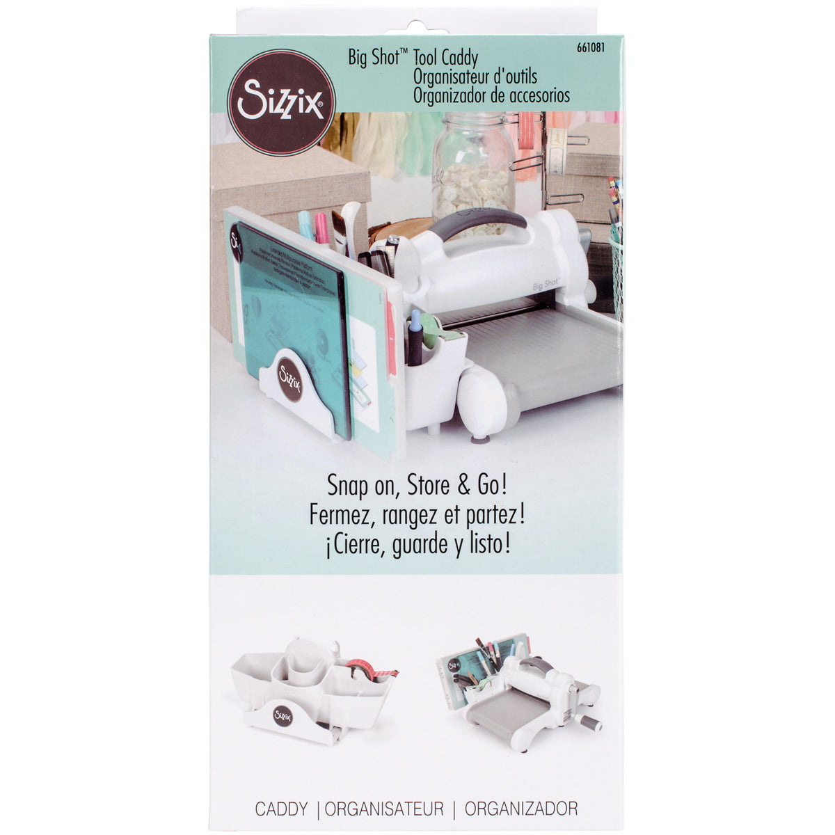 Sizzix Big Shot Tool Caddy - White 5.25"X4.5"X11"