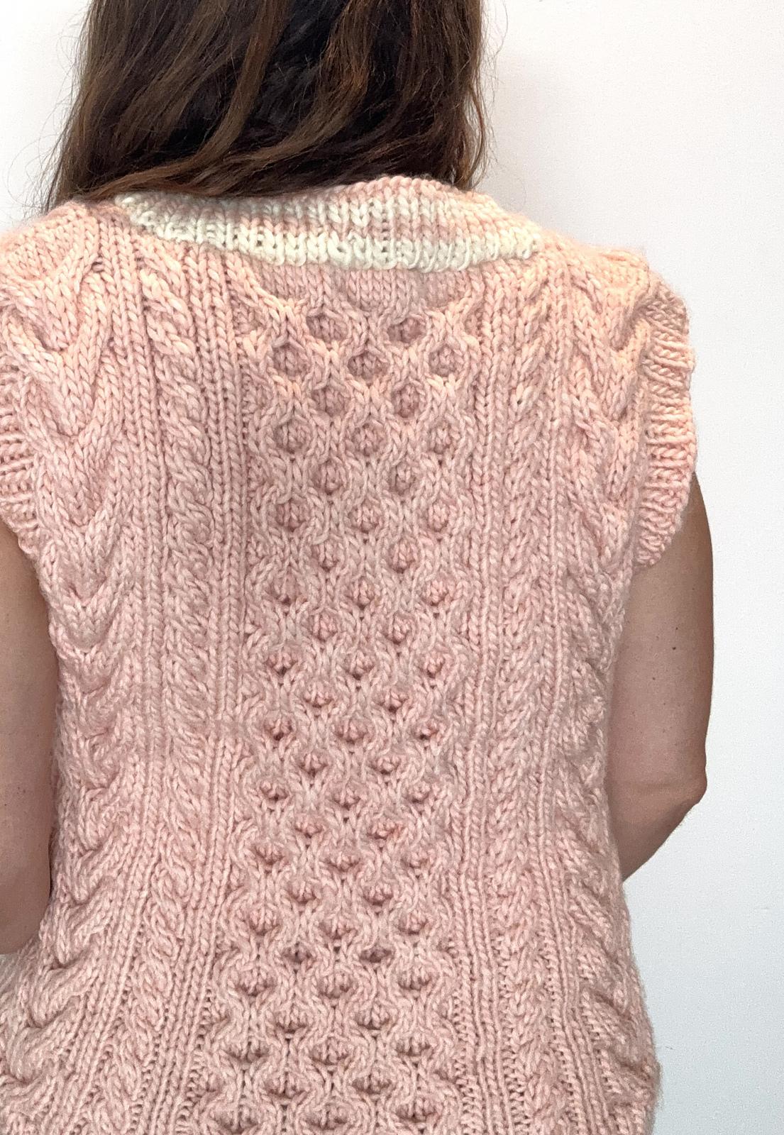 Cable Knit Vest