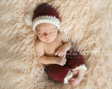 Newborn Santa Pants