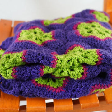 Rippling Star Afghan Blanket in Cascade Yarns Anthem Chunky - C352 - Downloadable PDF