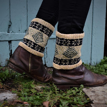 Snowing in the Forest Boot Cuffs