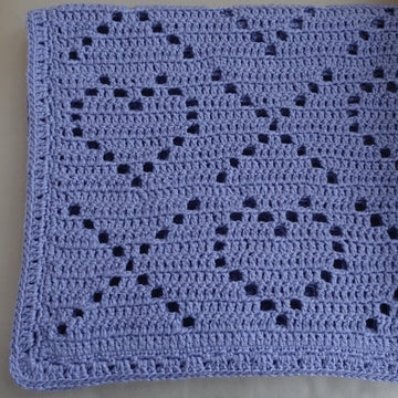 Hearts and Kisses Baby Blanket