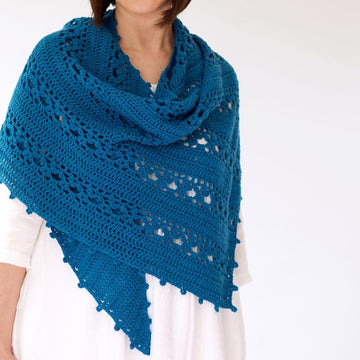 Florence triangular shawl