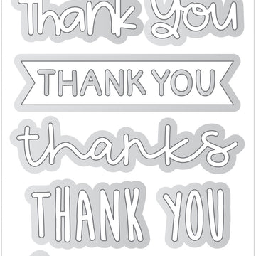 Doodlebug Doodle Cuts Dies - Many Thanks