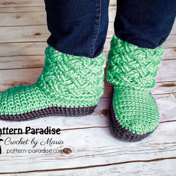 Celtic Weave Slippers
