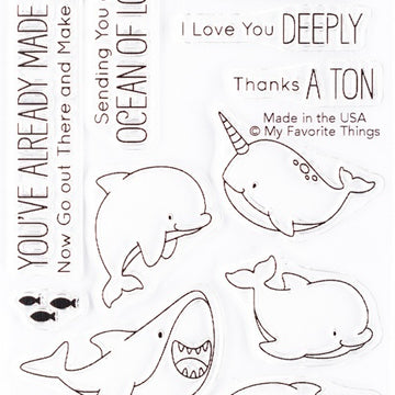 My Favorite Things Birdie Brown Stamps 4"X8" - Friends With Fins