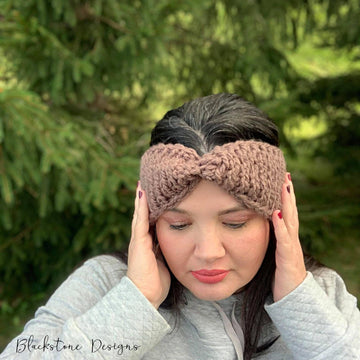 Tunisian Twisted Front Earwarmer