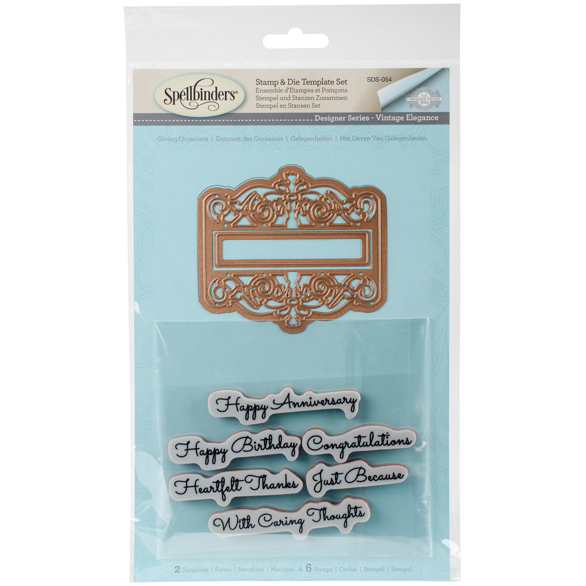 Spellbinders Stamp & Die Set - Giving Occasions