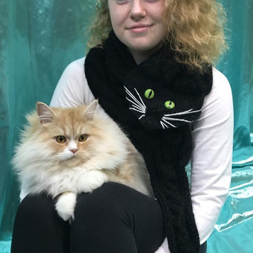 Black Cat Scarf