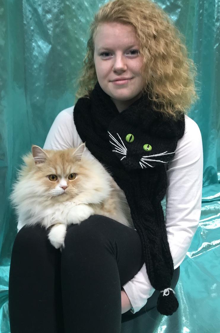 Black Cat Scarf