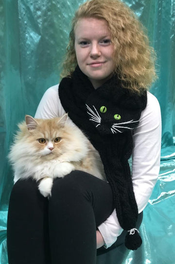 Black Cat Scarf