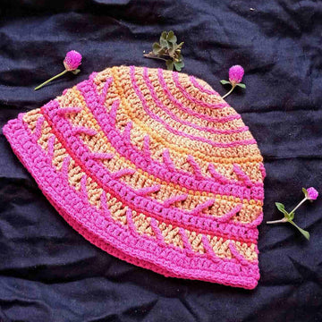 Arrows Bucket Hat Crochet Pattern