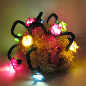 Christmas Tinsel and Fairy Lights Tea Cosy