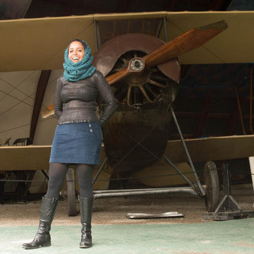 Flying Geese Hooded Cowl