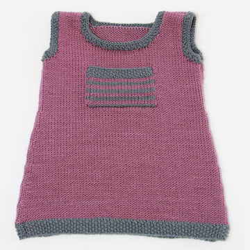 Strickanleitung Kleid Greta in den Größen 62 bis 92, Anfängerfreundlich