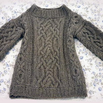 Aslaug - Celtic cables modular pullover