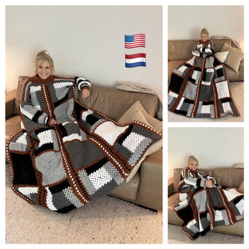 ARTISTIC BLOCKS SWEATER BLANKET