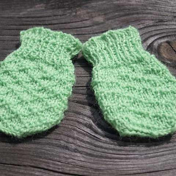Diamond Baby Mittens