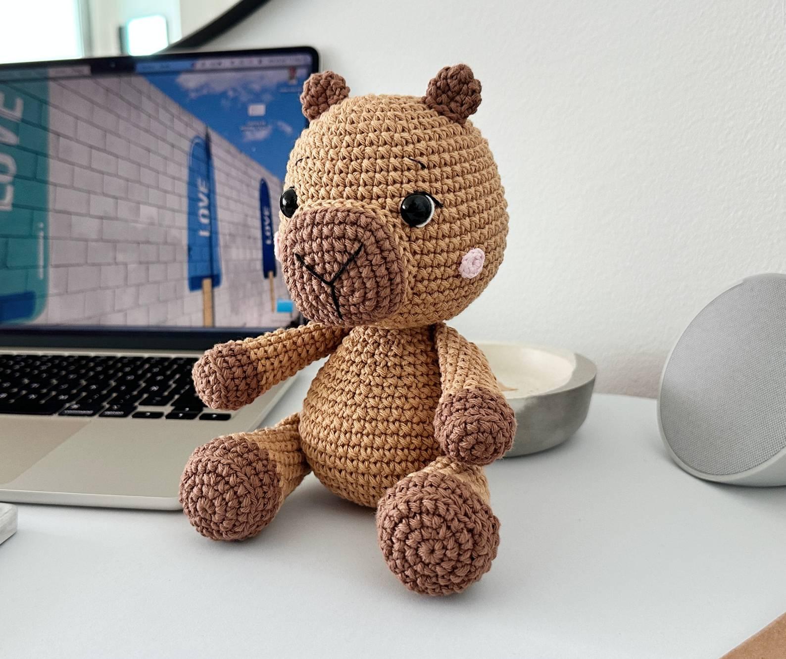Capybara Amigurumi Crochet Pattern PDF – Capybara Soft Toy, Stuffed Animal Tutorial