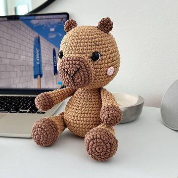 Capybara Amigurumi Crochet Pattern PDF – Capybara Soft Toy, Stuffed Animal Tutorial
