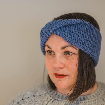 Easy Twisted Ear Warmer