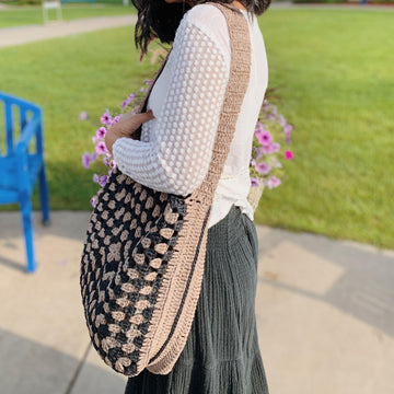 Granny square tote bag