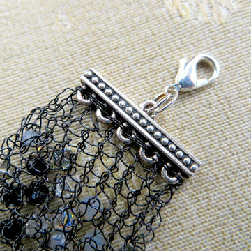 Crystal & Wire Bracelet