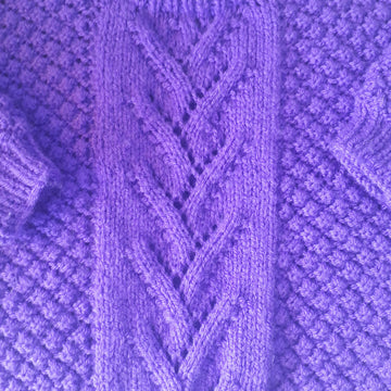 Blackberries and Lace Sweater