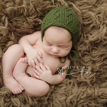 #53 Newborn trailing ivy bonnet