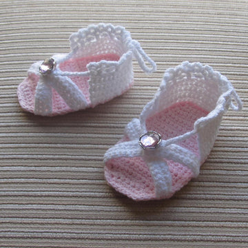 Crochet Sandals for a Baby Girl 3-6 months