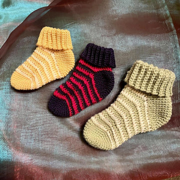 Spiral Baby Socks