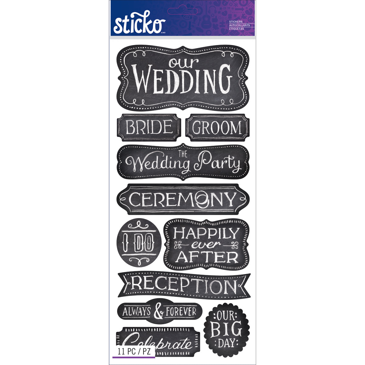 Sticko Stickers - Wedding
