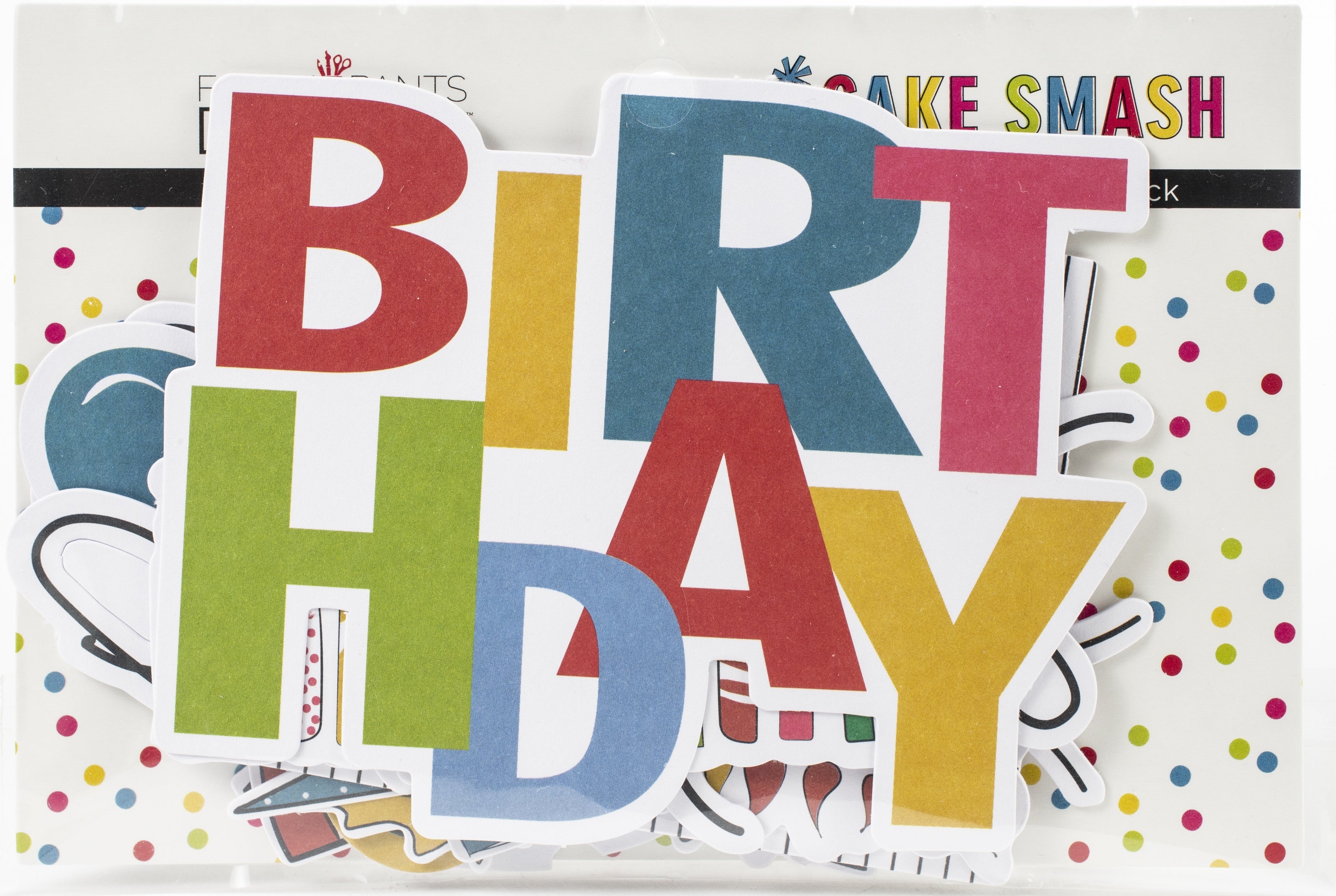 Foundations Decor Cake Smash Ephemera Cardstock Die-Cuts - 625706