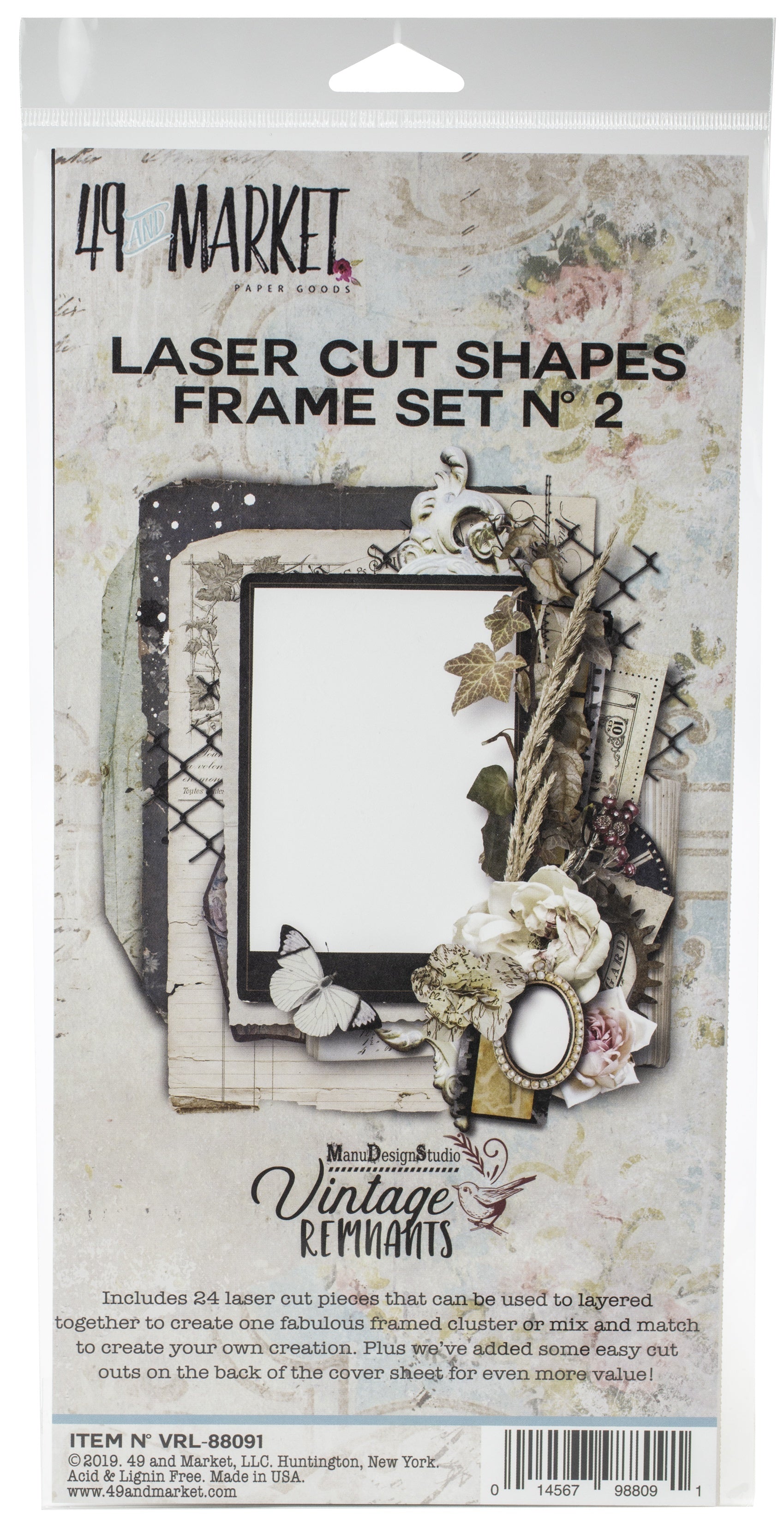 49 And Market Laser Cut Shapes - Vintage Remnants #2