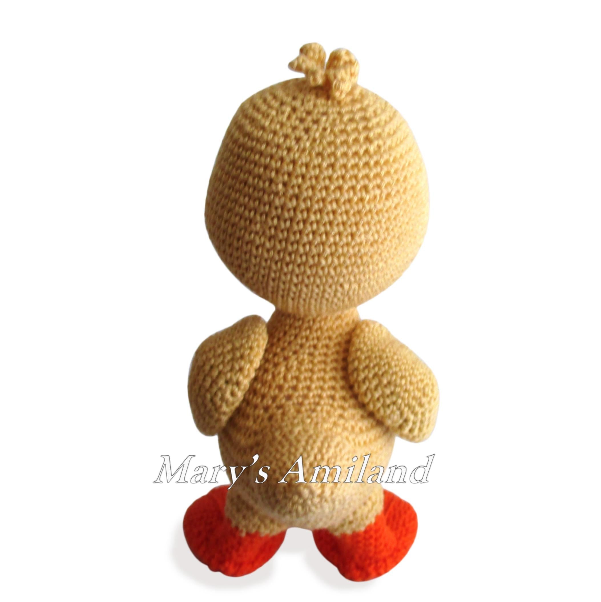 Livio Duckling the Ami - Amigurumi Crochet Pattern