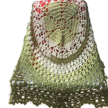 Avocado Poncho Shawl