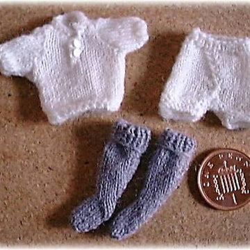 1:12th scale Boys underwear c. 1940s