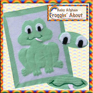 Animal Baby Blanket - Froggin' About