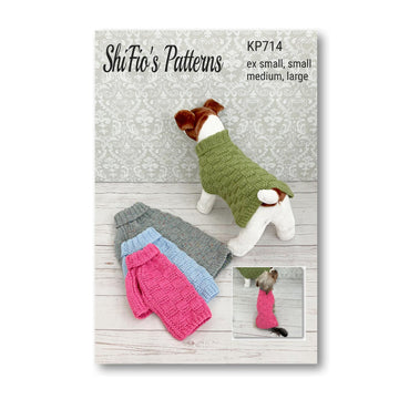 714- Dog Sweater Knitting Pattern -714