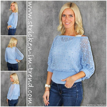 Crochet Jumper HELIX #2 | COTTON MIX #1