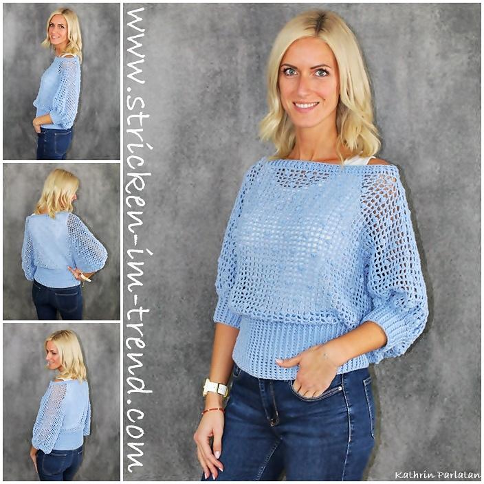 Crochet Jumper HELIX #2 | COTTON MIX #1