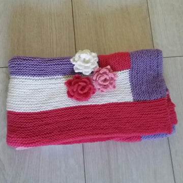 Log Cabin Baby Blanket