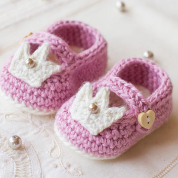Princess Charlotte Baby Booties