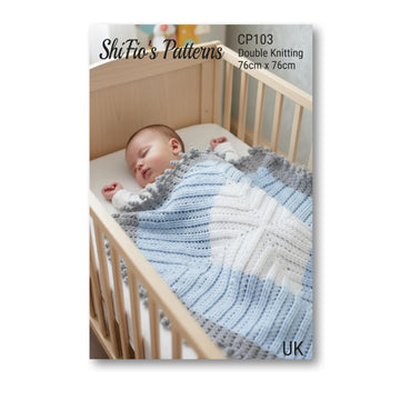 Curly Edge Blanket Crochet Pattern #103
